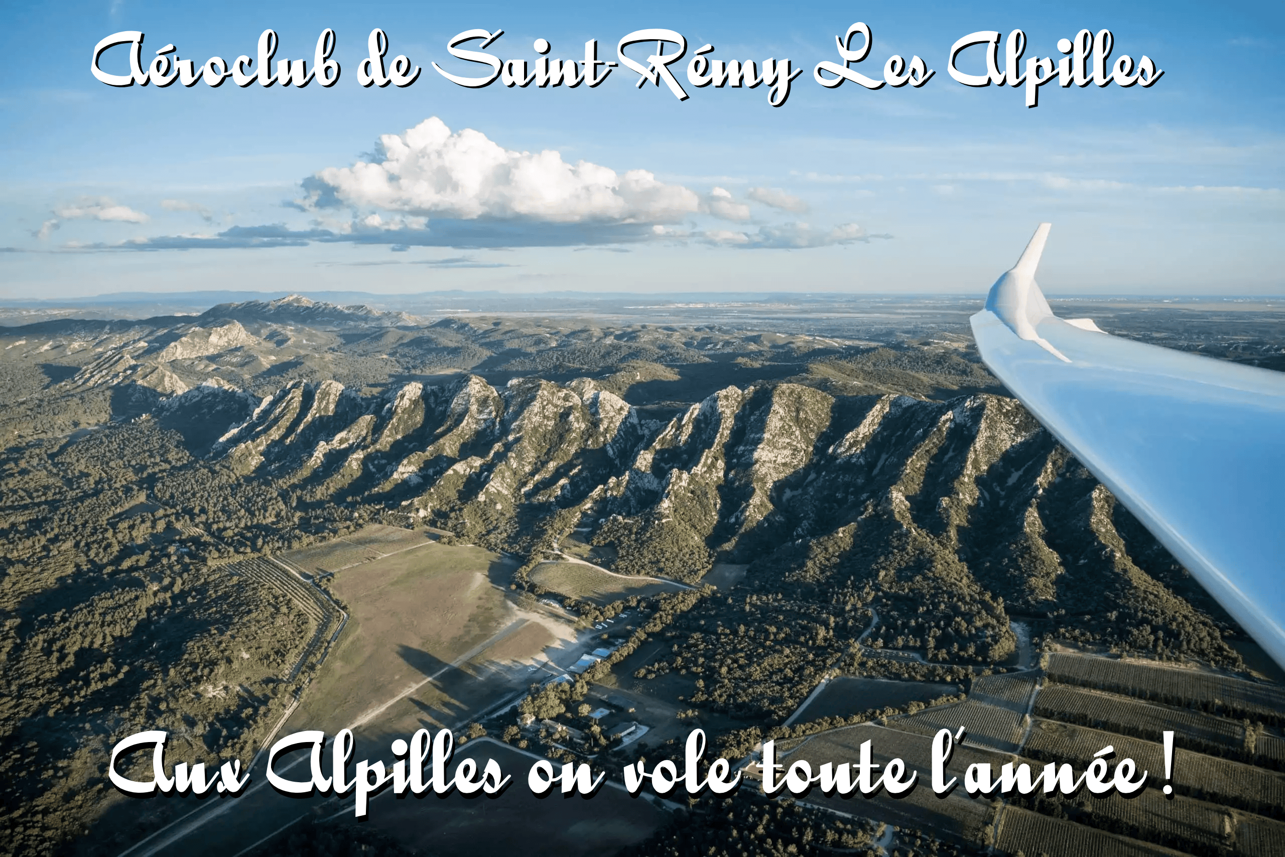 Vol découverte avec Aéroclub Planeur de Saint Rémy de Provence