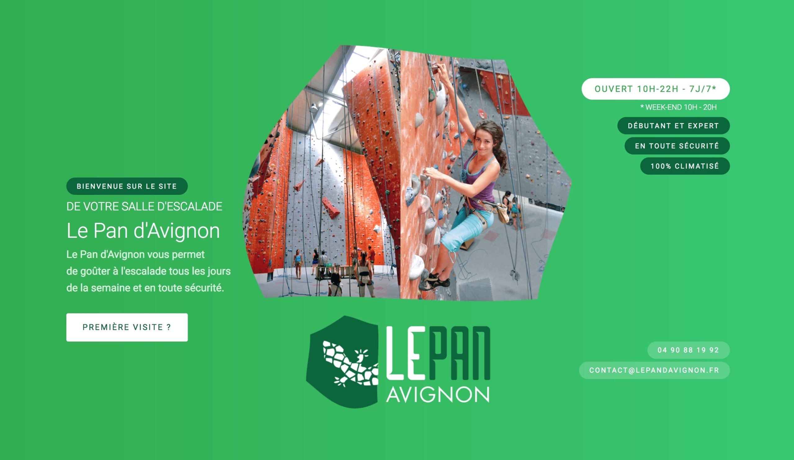 Initiation à l'escalade avec Le Pan d'Avignon