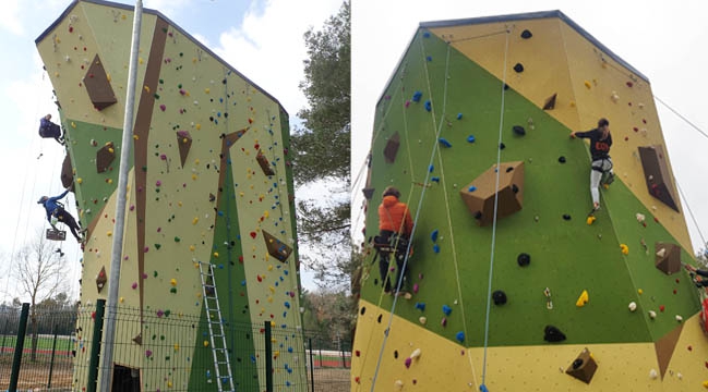 Initiation à l'escalade avec Mur d'escalade