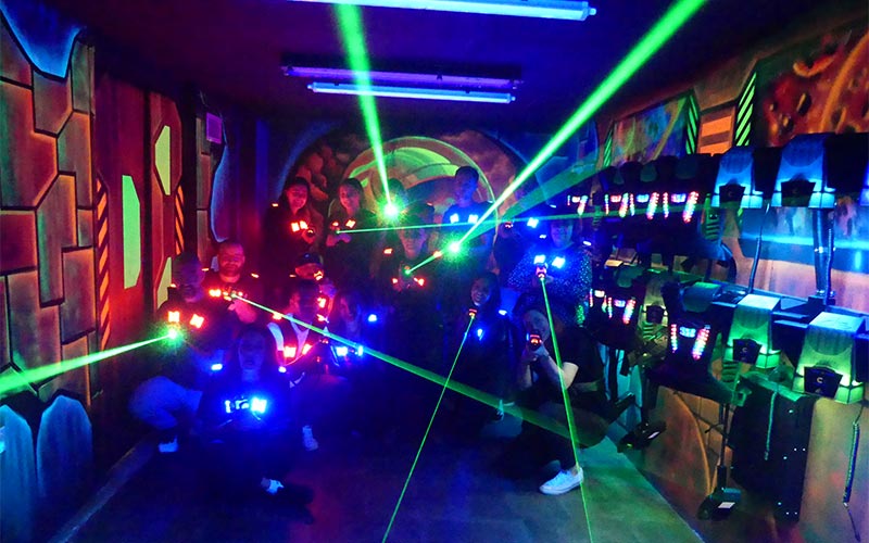 Partie de paintball chez La Zone 51